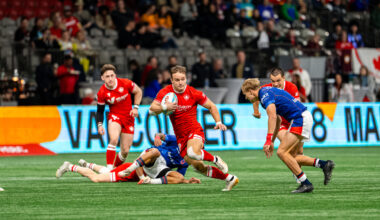 CANADIAN WOMEN TO PLAY FOR FIFTH, CANADA’S MEN PICK UP TWO WINS ON DAY ONE OF HSBC VANCOUVER SVNS — Rugby Canada