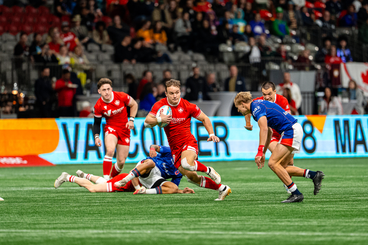 CANADIAN WOMEN TO PLAY FOR FIFTH, CANADA’S MEN PICK UP TWO WINS ON DAY ONE OF HSBC VANCOUVER SVNS — Rugby Canada