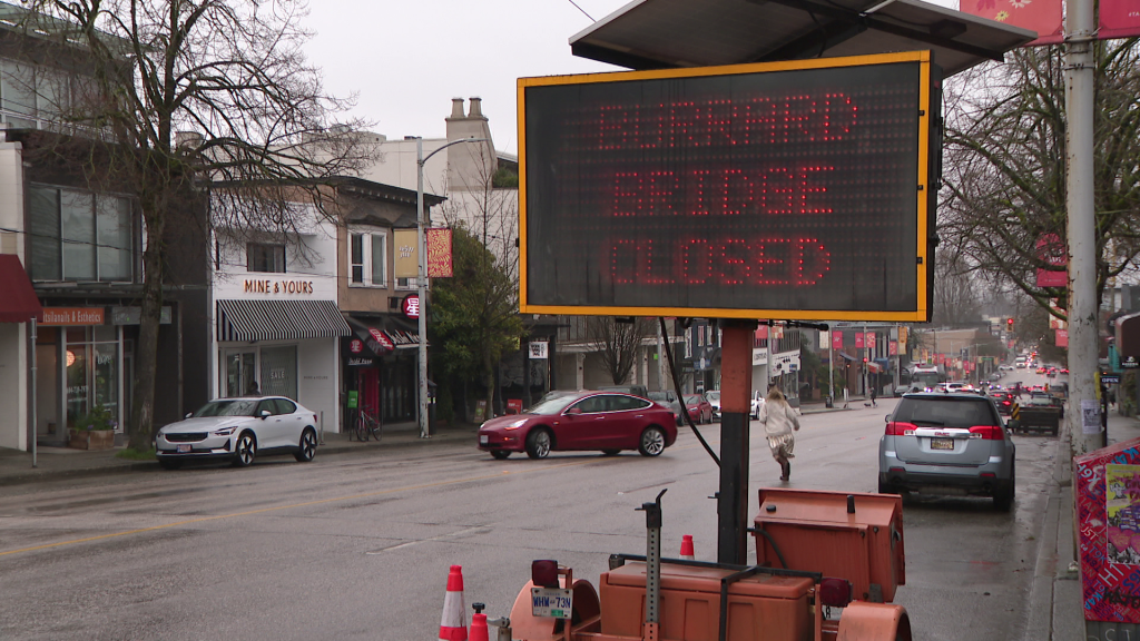 Vancouver’s Burrard Bridge closing temporarily