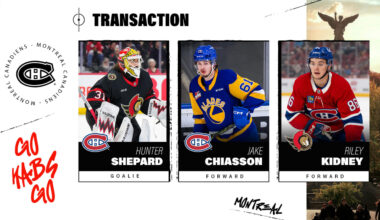 Canadiens acquire Hunter Shepard and Jake Chiasson from the Ottawa Senators