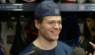 Postgame vs. WSH: Caufield | Montréal Canadiens