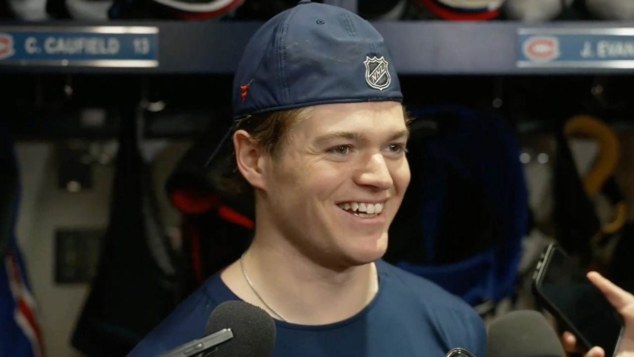 Postgame vs. WSH: Caufield | Montréal Canadiens