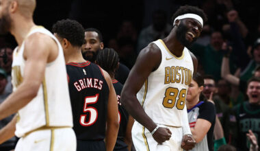 Queta erupts for career-high 27 to spark Celtics past 76ers