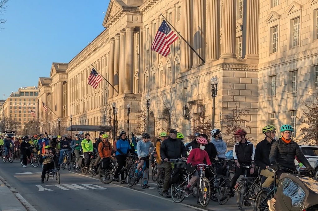 Washington Area Bicyclist Association protest ride