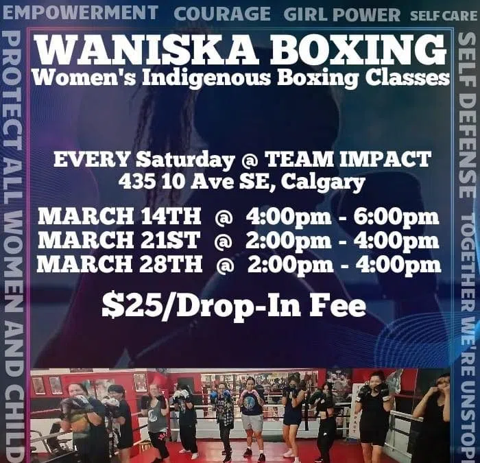 Indigenous Boxer Stacy Bellerose hosts self defense classes to women in Calgary