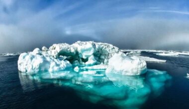 Ice and meltwater flowing from the West Antarctic ice sheet, a process scientists say could influence the Atlantic Meridional Overturning Circulation.