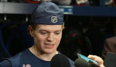 Postgame vs. NYI: Caufield | Montréal Canadiens