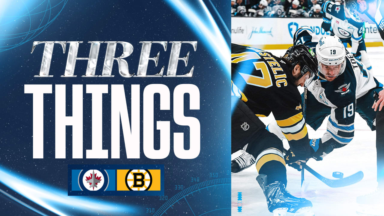 Missed chances in first hurt Jets in loss to Bruins