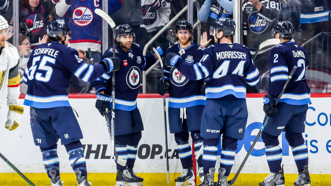 Scheifele has 3 points, Jets defeat Golden Knights to keep pace in wild card
