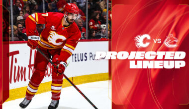 Projected Lineup - Flames vs. Canucks