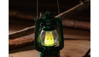 Totoro and Calcifer become little light-up lanterns for Ghibli-style excursions or at-home decor