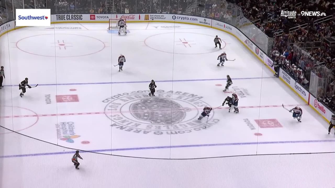 Martin Necas with a Powerplay Goal vs. Los Angeles Kings