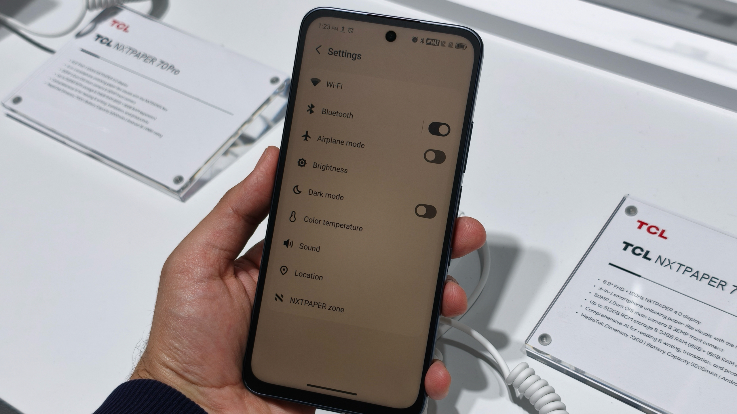 Hands-on with the TC NXTPAPER 70 Pro at MWC 2026