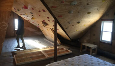 A Stunning $200 Window Turned a Quirky Attic into a Cozy Bedroom