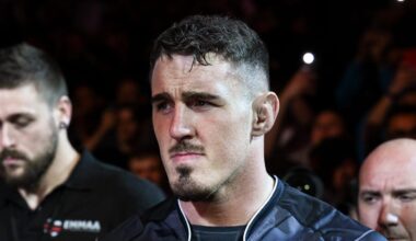 UFC Champion Tom Aspinall Returns to Training Following Double-Eye Surgery