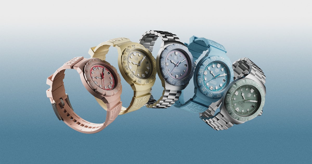 Introducing: TAG Heuer Formula 1 'Solargraph' Softens Up With New Pastels