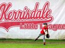 Little League action at Elm Park in Vancouver on March 28.