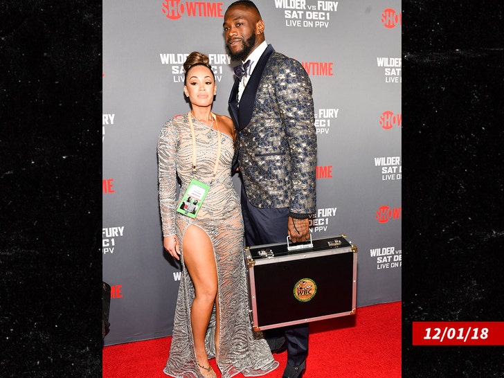 Telli Swift and Deontay Wilder