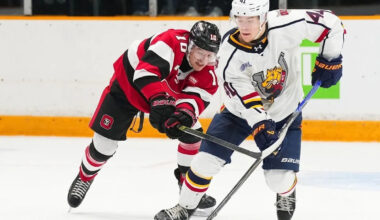 Valiant rally by Ottawa 67's falls short in crushing loss to Barrie Colts