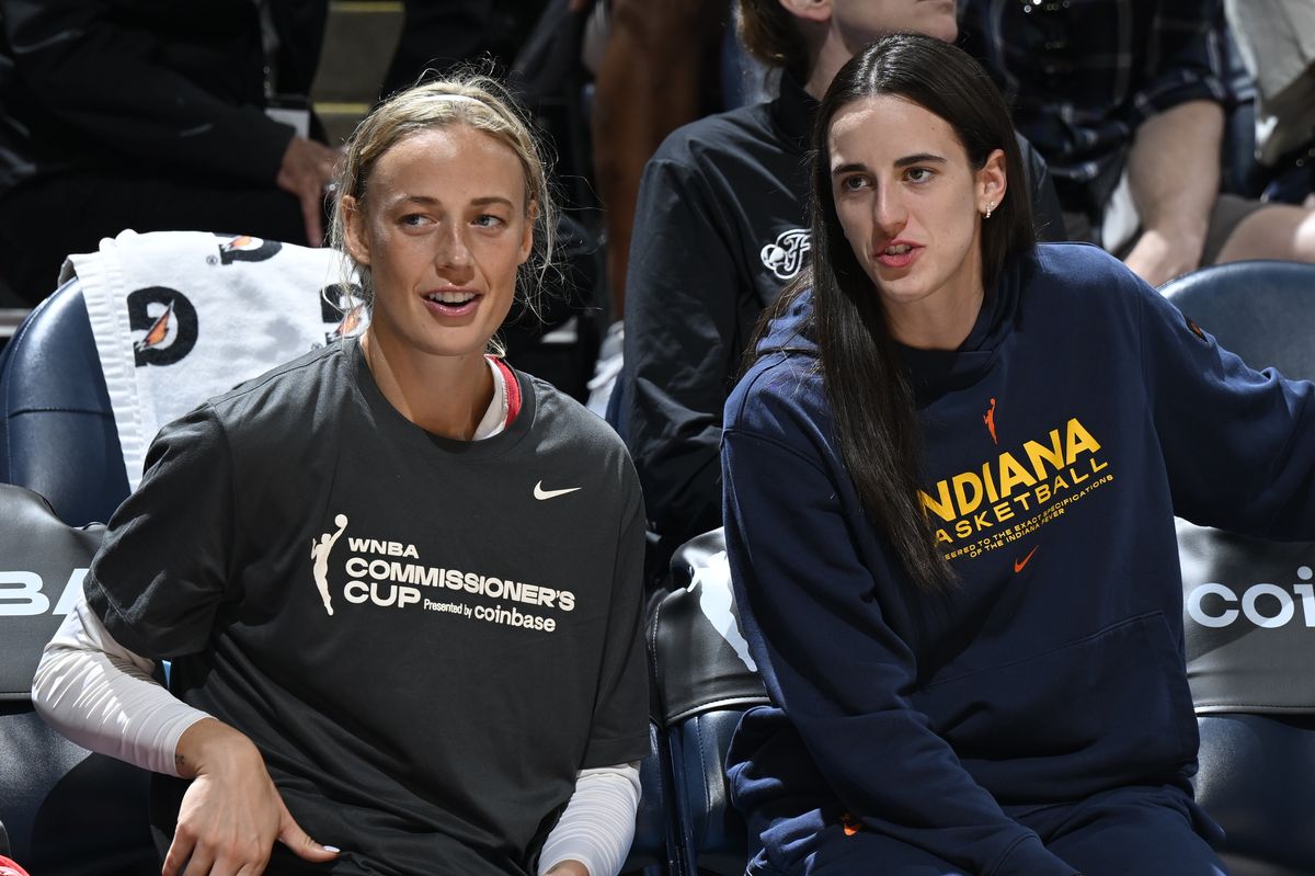 Sophie Cunningham and Caitlin Clark became close friends on the Fever in 2025