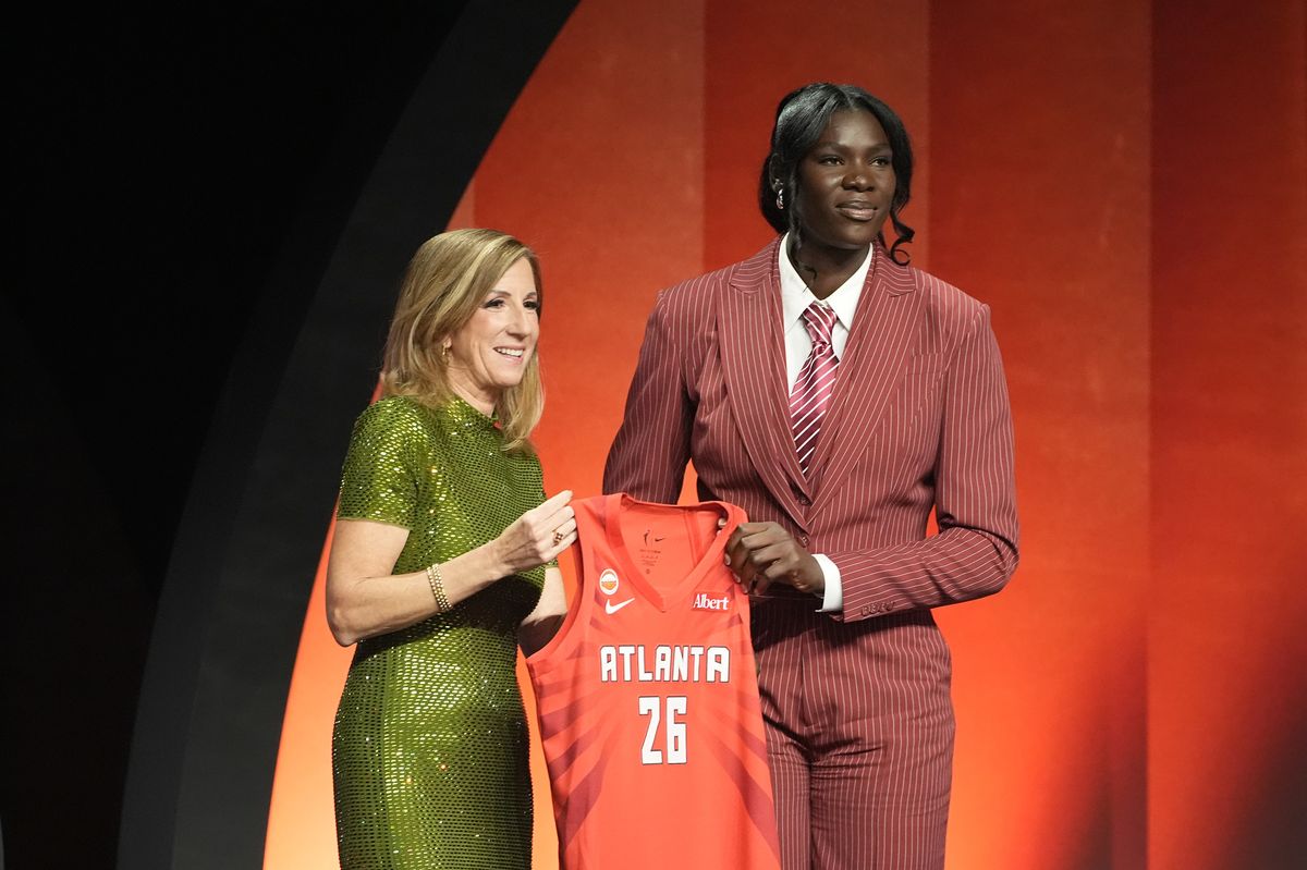Madina Okot was selected by the Dream with the No. 13 overall pick in the 2026 WNBA Draft