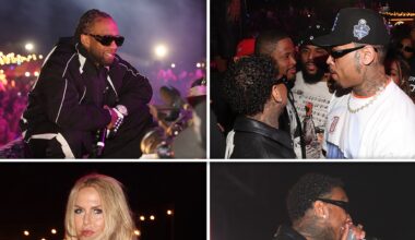 Chris Brown, Tyga, Rachel Zoe Spotted at Neon Carnival Coachella Party