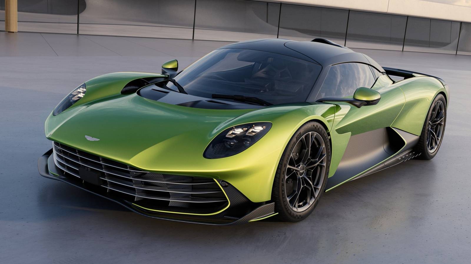 Here's How The Hidden Formula 1-Style Front Wing Of The Aston Martin Valhalla Works