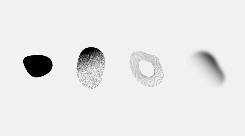 100 hand-traced coastal stones form a graphic identity system before returning to the sea
