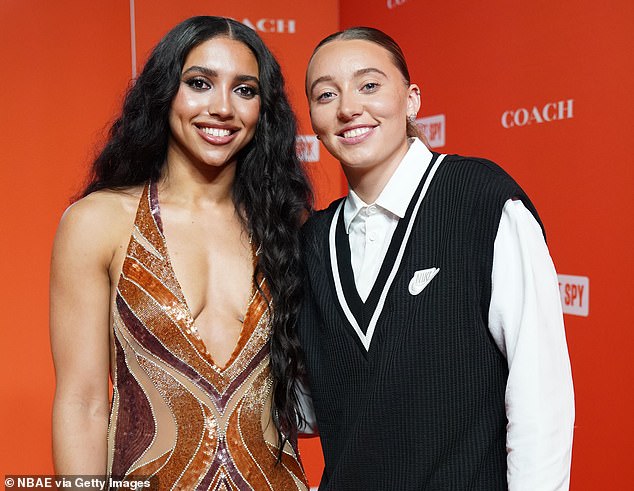 Bueckers has been linked romantically with Fudd, who was taken first overall by the Wings