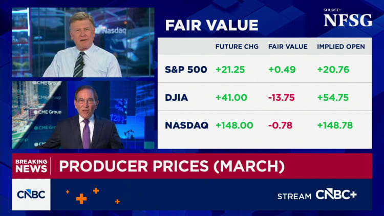 March wholesale prices rose 0.5%, less than expected