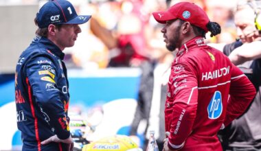 Lewis Hamilton and Max Verstappen