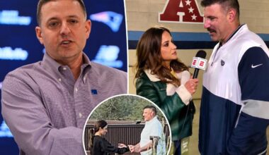 Patriots exec reveals what NFL coach Mike Vrabel has been up to since Dianna Russini photos