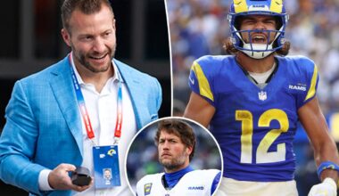 Sean McVay talks Puka Nacua, Rams 2026 NFL draft plans
