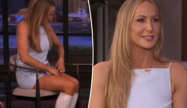Nikki Glaser suffers wardrobe malfunction on 'Live with Kelly and Mark'
