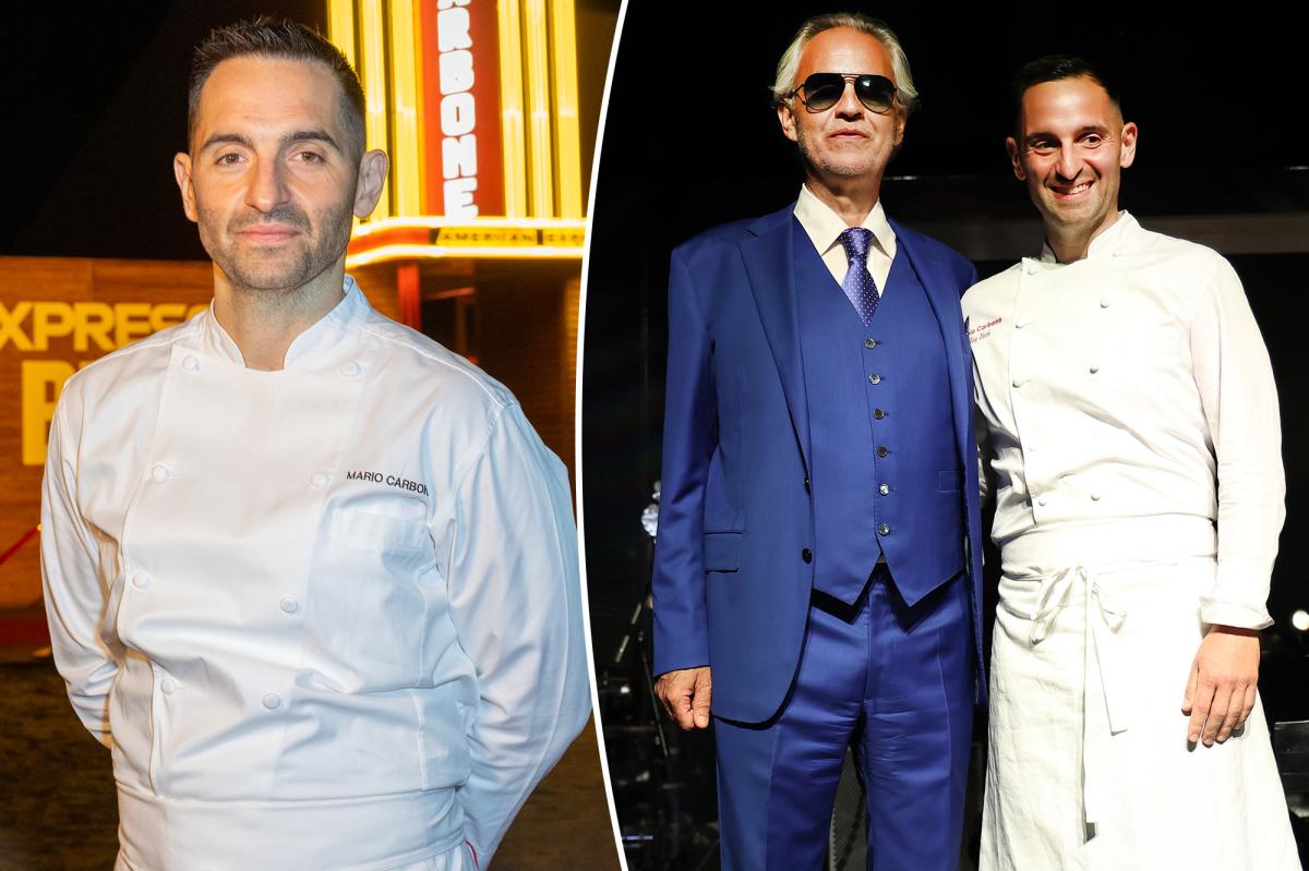 Chef Mario Carbone dishes on favorite celebrity moments ahead of annual F1 party