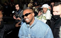 Ye attends the Kenzo Fall/Winter 2022/2023 show as part of Paris Fashion Week on January 23, 2022 in Paris, France. (Photo by Pascal Le Segretain/Getty Images)