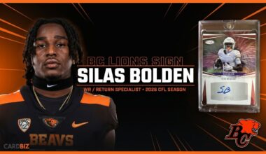 B.C. Lions Add Two: Bolden Bringing Speed & Card Value to Vancouver