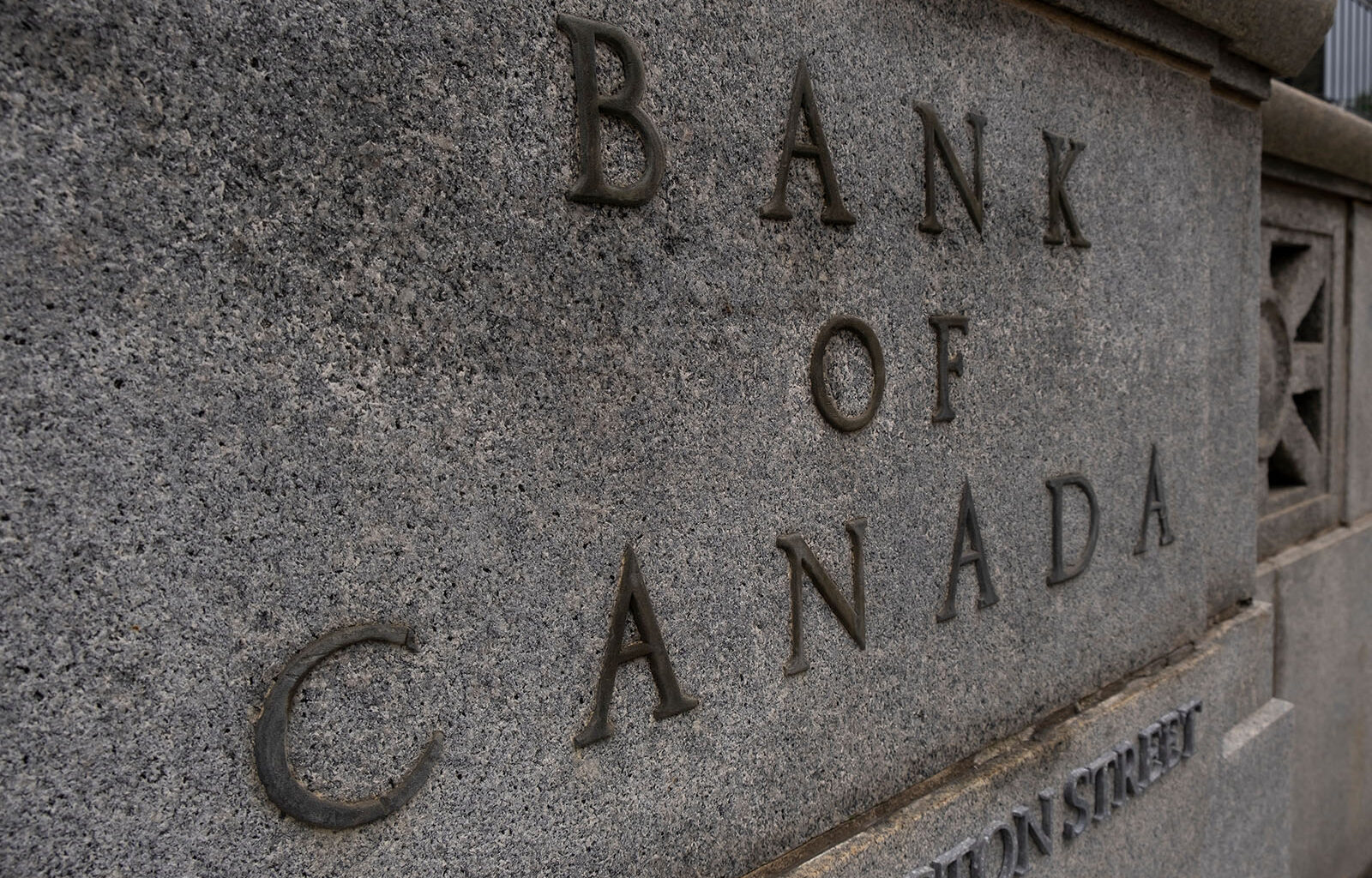 Bank of Canada sign
