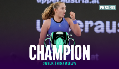 After mid-match recalibration, Andreeva holds off Potapova to win Linz