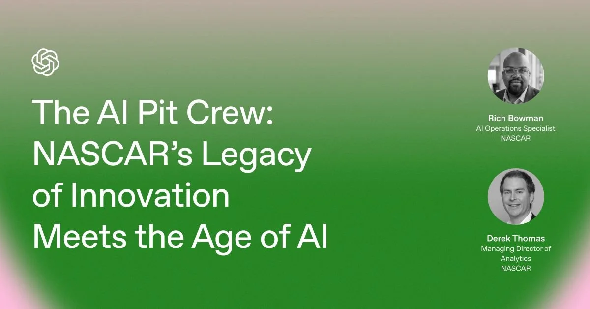 OpenAI Forum to feature NASCAR AI operations session