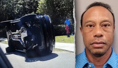 Tiger Woods' car crash bodycam footage released