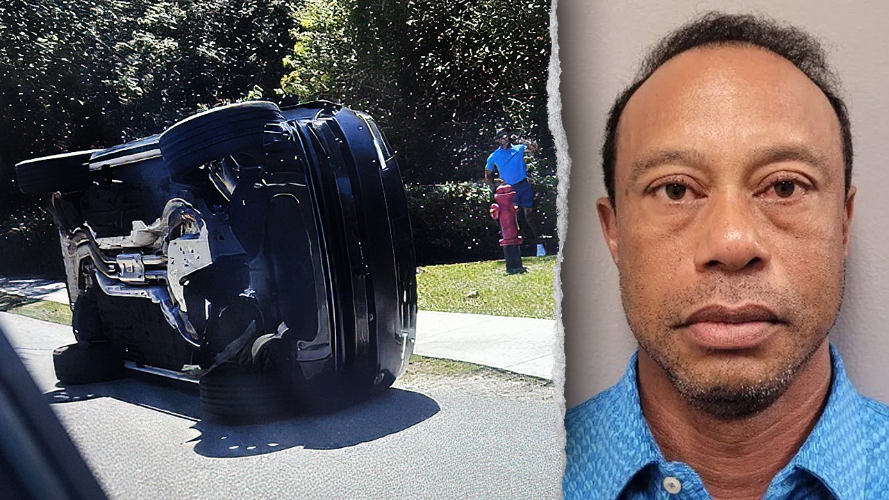 Tiger Woods' car crash bodycam footage released