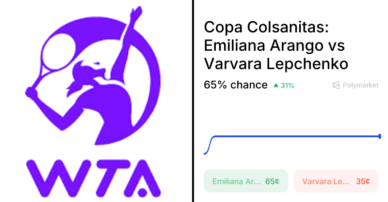 Lepchenko vs. Arango Odds & Predictions (Apr. 3, 2026)