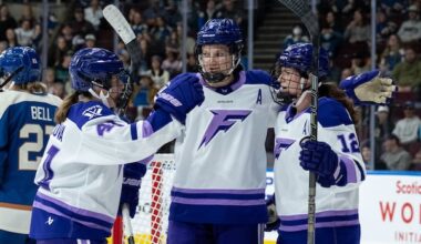 Frost clinch PWHL playoff spot with 6-5 victory over Vancouver Goldeneyes