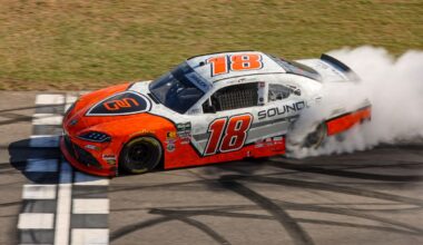 William Sawalich secures first NASCAR O'Reilly win at Rockingham