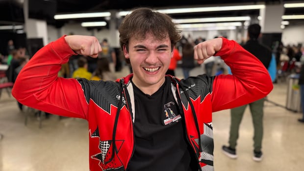 Athletes lock arms in celebration of 'rare' sport at Winnipeg arm-wrestling competition