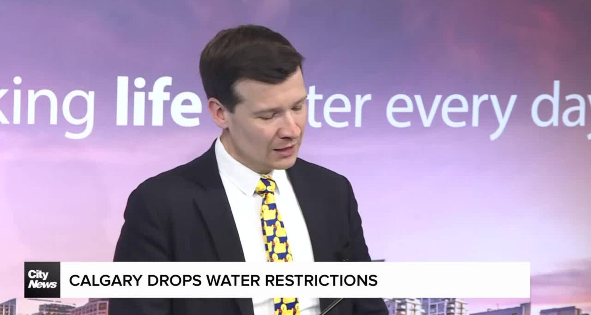 Calgary drops water restrictions