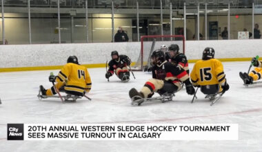 20th annual Western Sledge Hockey tournament sees massive turnout in Calgary