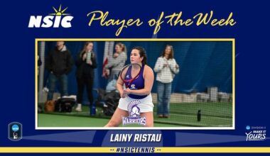 LAINY RISTAU COLLECTS NSIC TENNIS PLAYER OF THE WEEK AWARD