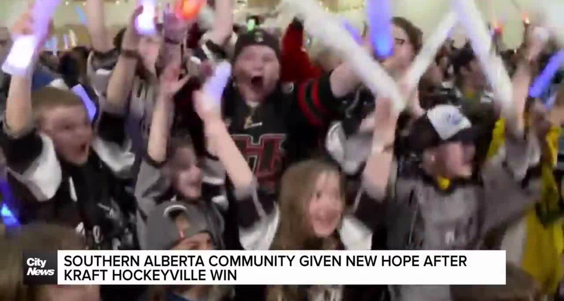 Southern Alberta community given new hope after Kraft Hockeyville win